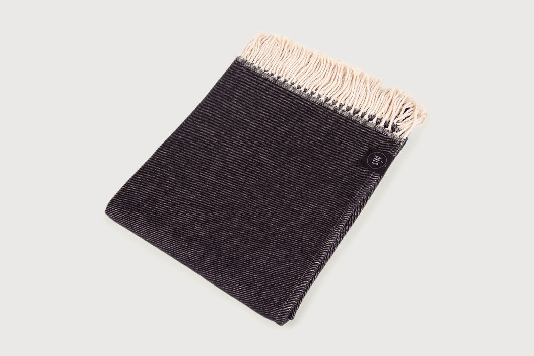 Broken Twill Throw & Blanket — Pure Cotton